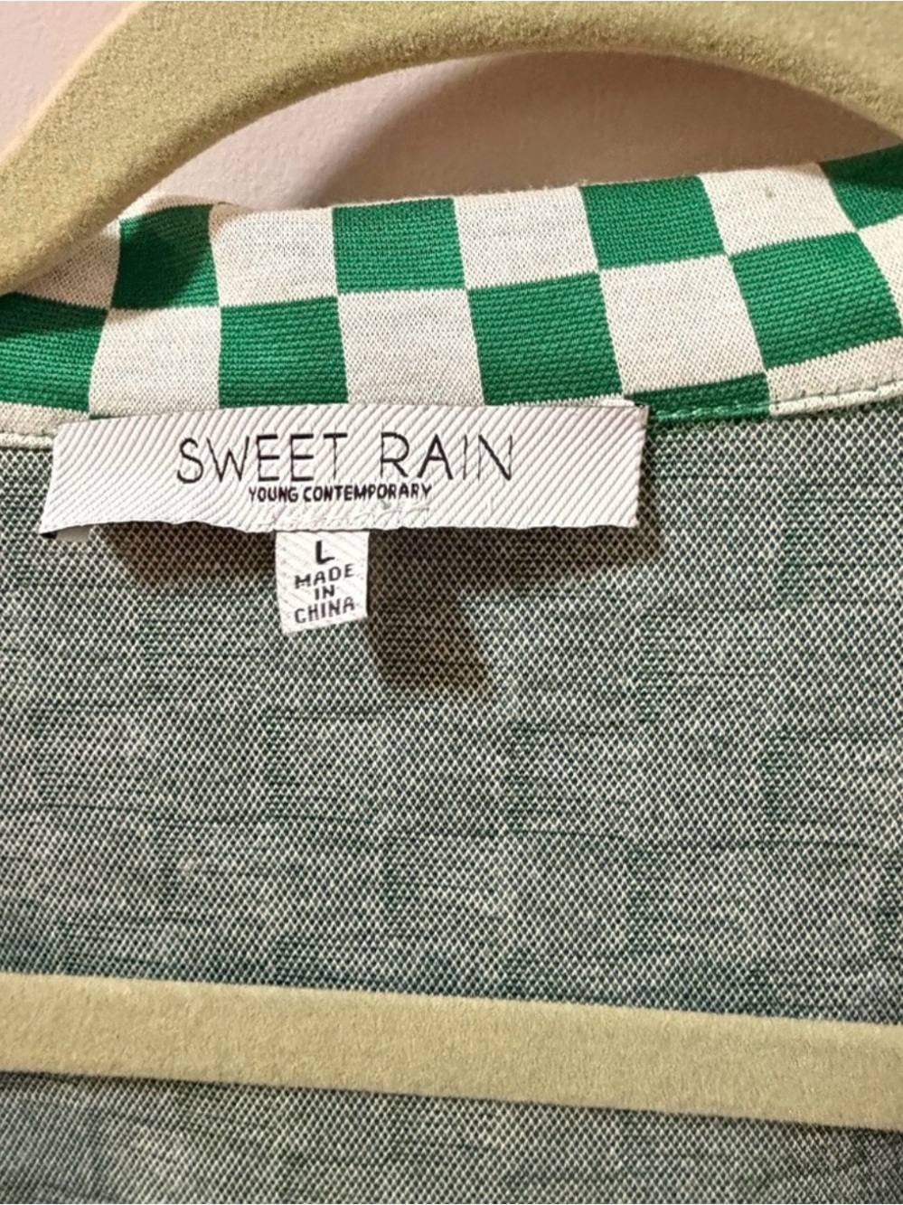 Urban Outfitters | Green & White Checkered Dress | 70’s style - Picture 3 of 4